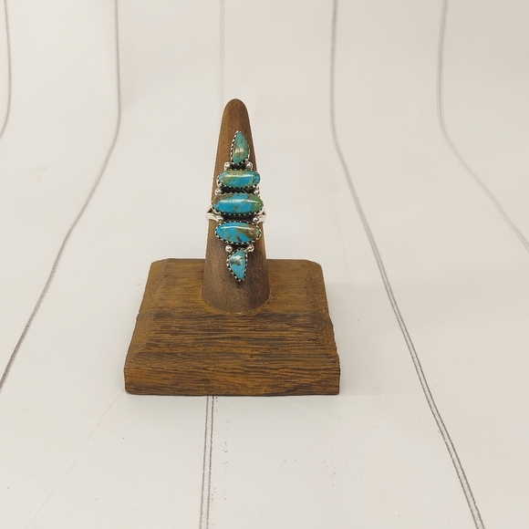 Turquoise Statement Ring - Picture 1 of 12